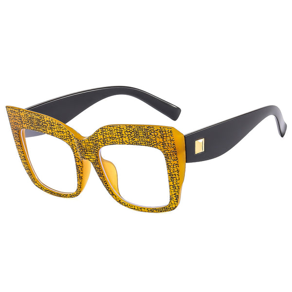 Wholesale Elegant Basic Solid Color PC Square Full Frame Women Sunglasses