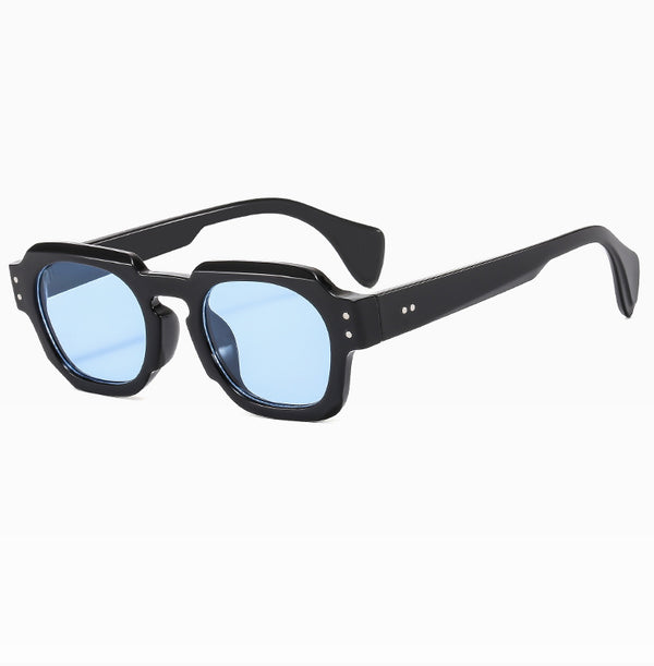 Wholesale Streetwear Solid Color PC Special-shaped Mirror Full Frame Glasses