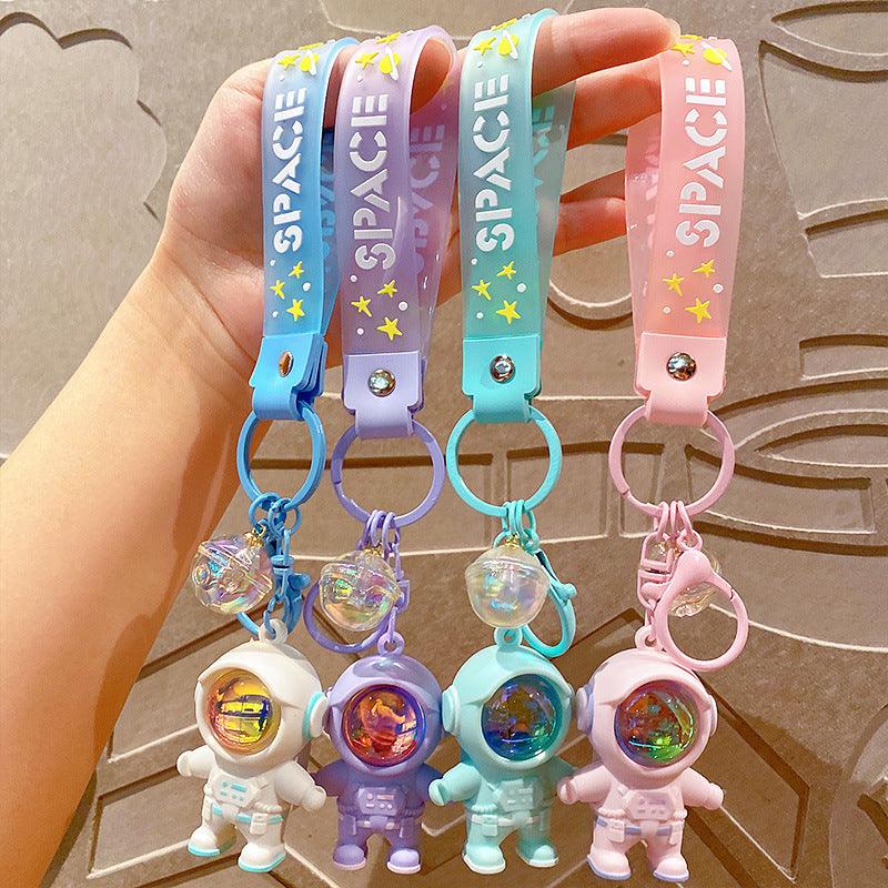 Wholesale 1 Piece Cute Astronaut PVC Unisex Bag Pendant Keychain - ChicMeto