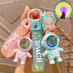 Wholesale 1 Piece Cute Astronaut PVC Unisex Bag Pendant Keychain - ChicMeto