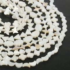 Wholesale 1 Piece Diameter Shell Star Moon Heart Shape Beads - ChicMeto