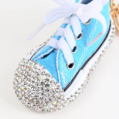 Wholesale 1 Piece Fashion Shoe Alloy Rhinestone Unisex Bag Pendant Keychain - ChicMeto