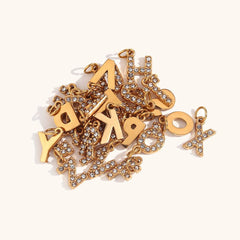 Wholesale 1 Piece Simple Style Letter Stainless Steel Plating Pendant Jewelry Accessories - ChicMeto