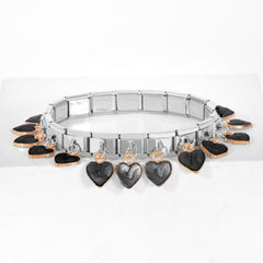 Wholesale 1 Piece Stainless Steel Heart Shape Polished Beads - ChicMeto