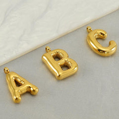 Wholesale 1 Piece Stainless Steel Letter Pendant - ChicMeto