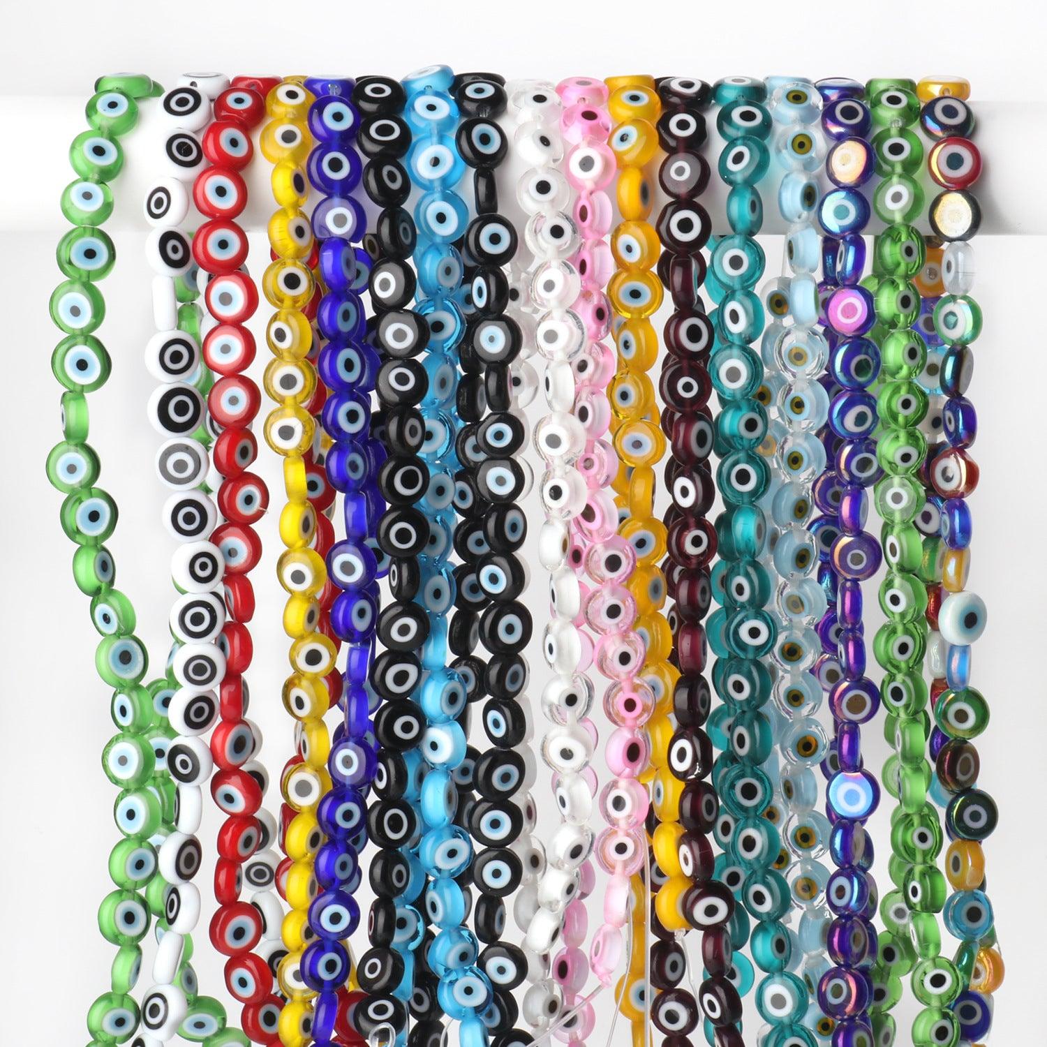 Wholesale 1 Set Acrylic Devil's Eye Polished Beads - ChicMeto