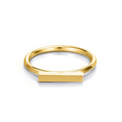 Wholesale 304 Stainless Steel Gold Plated Simple Style Plating Geometric Rings - ChicMeto