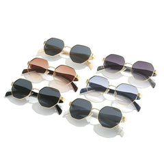 Wholesale Basic Lady Simple Style Geometric PC Polygon Full Frame Women's Sunglasses - ChicMeto