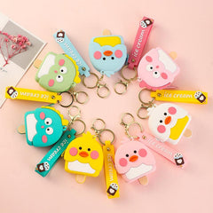 Wholesale Cartoon Style Animal Silica Gel Children Unisex Bag Pendant Keychain - ChicMeto