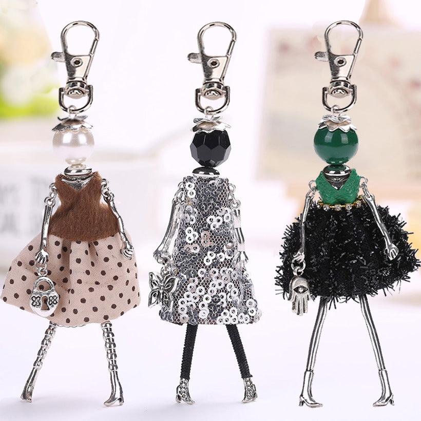 Wholesale Casual Cartoon Alloy Bag Pendant Keychain - ChicMeto