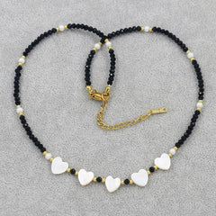 Wholesale Classic Round Shell Beaded Women's Necklace - ChicMeto