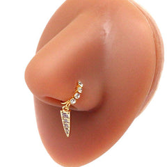 Wholesale Classic Style Butterfly Stainless Steel Plating Nose Ring - ChicMeto