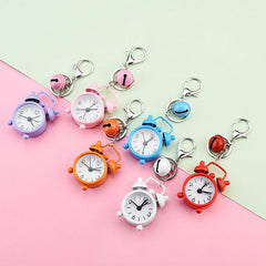 Wholesale Cute Alarm Clock Iron Plating Unisex Keychain - ChicMeto