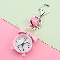 Wholesale Cute Alarm Clock Iron Plating Unisex Keychain - ChicMeto