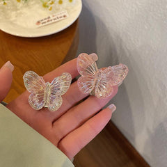 Wholesale Cute Butterfly Acrylic Hair Clip - ChicMeto