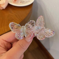 Wholesale Cute Butterfly Acrylic Hair Clip - ChicMeto