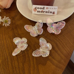 Wholesale Cute Butterfly Acrylic Hair Clip - ChicMeto