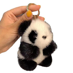 Wholesale Cute Panda Plush Bag Pendant Keychain - ChicMeto