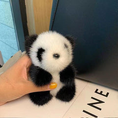 Wholesale Cute Panda Plush Bag Pendant Keychain - ChicMeto