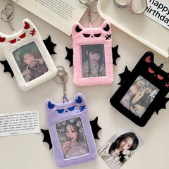 Wholesale Cute Sweet Simple Style Color Block Plush Keychain - ChicMeto