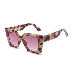 Wholesale Elegant Basic Solid Color PC Square Full Frame Women Sunglasses - ChicMeto