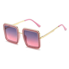 Wholesale Elegant Basic Square PC Square Full Frame Women's Sunglasses - ChicMeto