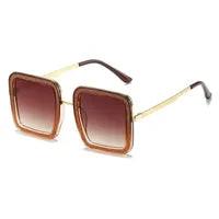 Wholesale Elegant Basic Square PC Square Full Frame Women's Sunglasses - ChicMeto