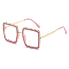 Wholesale Elegant Basic Square PC Square Full Frame Women's Sunglasses - ChicMeto