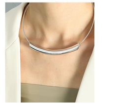 Wholesale Elegant Glam Retro Circle Titanium Steel Plating 18K Gold Plated Choker - ChicMeto