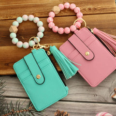 Wholesale Elegant Lady Simple Style Solid Color Silica Gel Women's Bag Pendant Keychain - ChicMeto