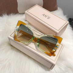 Wholesale Exaggerated Novelty Bow Knot PC Butterfly Frame Full Frame Women's Sunglasses - ChicMeto