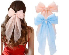 Wholesale Fairy Style Lady Bow Knot Cloth Hair Clip - ChicMeto