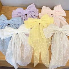 Wholesale Fairy Style Lady Bow Knot Cloth Hair Clip - ChicMeto