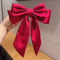 Wholesale Fashion Bow Knot Cloth Pearl Hair Clip 1 Piece - ChicMeto