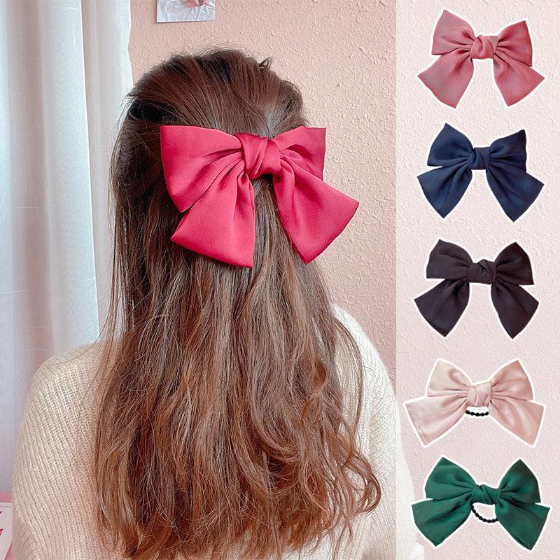 Wholesale Fashion Bow Knot Cloth Pleated Hair Clip 1 Piece - ChicMeto