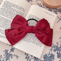 Wholesale Fashion Bow Knot Cloth Pleated Hair Clip 1 Piece - ChicMeto