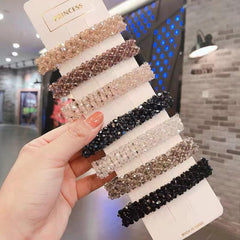 Wholesale Fashion Geometric Glass Metal Hair Clip 1 Piece - ChicMeto