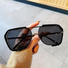 Wholesale Fashion Modern Style Geometric PC Polygon Full Frame Women's Sunglasses - ChicMeto