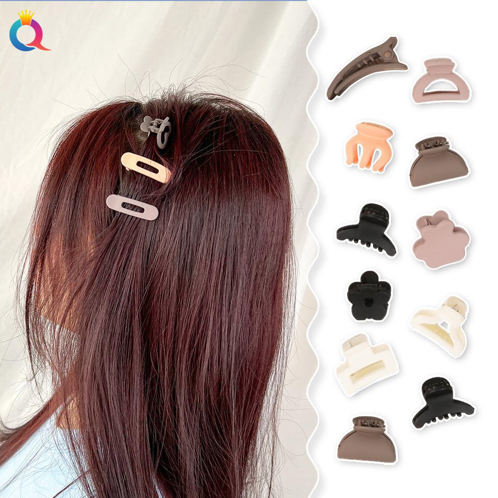 Wholesale Fashion Solid Color ABS Hair Clip 1 Set - ChicMeto