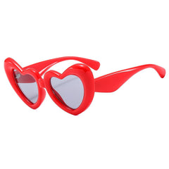 Wholesale IG Style Y2K Cartoon Style Heart Shape PC Special-shaped Mirror Full Frame Glasses - ChicMeto