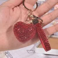 Wholesale Luxurious Sweet Heart Shape Alloy Bag Pendant Keychain | Valentine's Day, Women's Keychain - ChicMeto