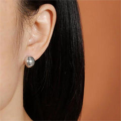 Wholesale Modern Simple Style Circle Polishing Plating 304 Stainless Steel 18K Gold Plated Earrings for Women - ChicMeto