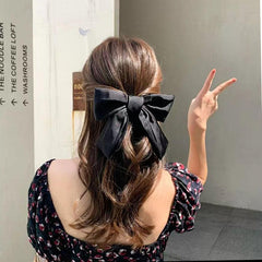 Wholesale Princess Bow Knot Satin Hair Clip - ChicMeto