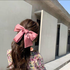 Wholesale Princess Bow Knot Satin Hair Clip - ChicMeto