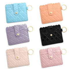 Wholesale Retro Solid Color PU Leather Unisex Bag Pendant Keychain - ChicMeto