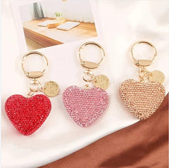 Wholesale Retro Streetwear Heart Shape Alloy Women's Bag Pendant Keychain - ChicMeto