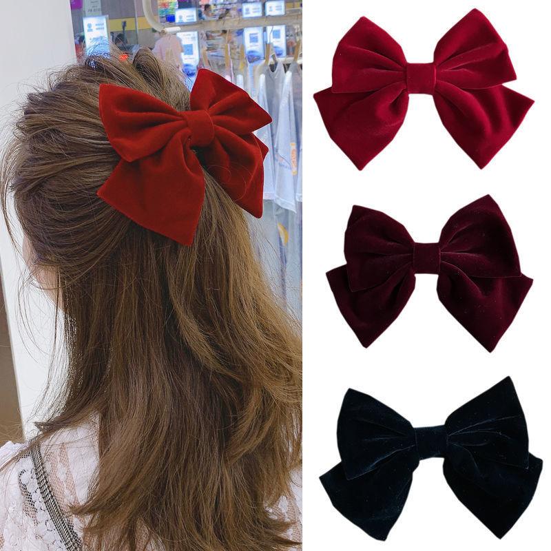 Wholesale Simple Style Bow Knot Cloth Patchwork Hair Clip - ChicMeto