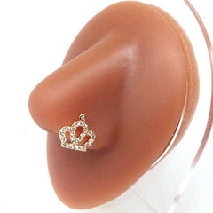 Wholesale Simple Style Butterfly Stainless Steel Plating Inlay Zircon Nose Ring - ChicMeto