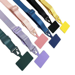 Wholesale Simple Style Classic Solid Color Nylon Mobile Phone Lanyard - ChicMeto