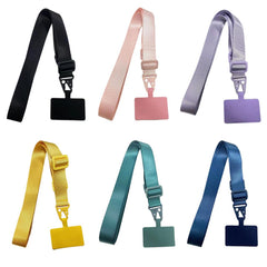 Wholesale Simple Style Classic Solid Color Nylon Mobile Phone Lanyard - ChicMeto